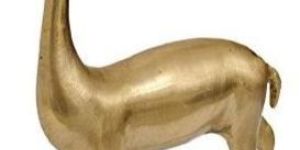 Brass Deer Statue