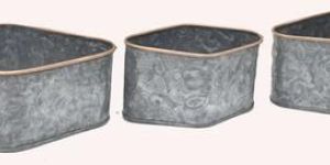 Galvanized Planters