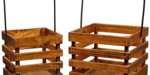 Wooden Hanging Basket