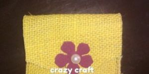 Jute Coin Pouch Decoration