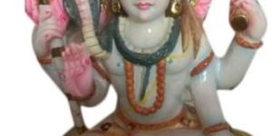 White Marble Shiv Ji Statue