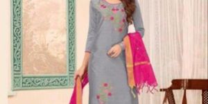 Pink Cotton Salwar Kameez
