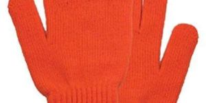 Cotton Yarn Knitted Gloves