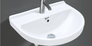 White Wall Mounted Wash Basin