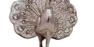 Aluminium Metal Peacock Statue