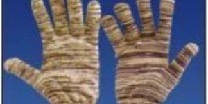 Polyester Melange Knitted Gloves