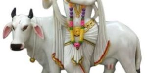 Gau Gopal Marble Statue