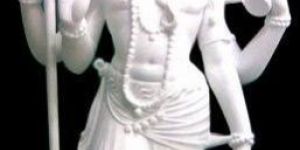 White Marble Shiva Statue
