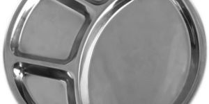 4 Compartment Stainless Steel Thali