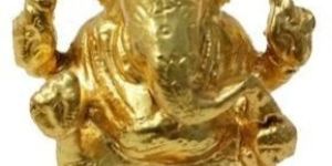 Brass Golden Ganesh