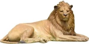 FRP Lion Statue