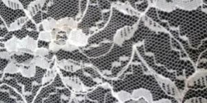 White Net Design Clothes Fabric
