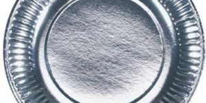 Silver Paper Plate Thali