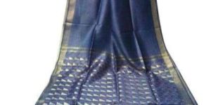 Designer Linen Silk Saree