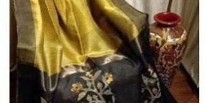 Jamdani Linen Silk Saree