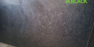 R Black Granite Slab