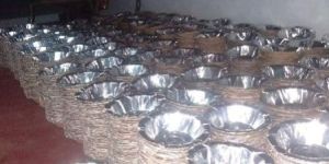 Silver Coated Paper Bowls