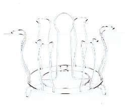 Stainless Steel Glass Stand