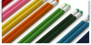 Multi Colored Velvet Pencil