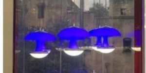 Cool White Hanging Light