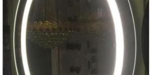 LED Sensor Oval Mirror Light