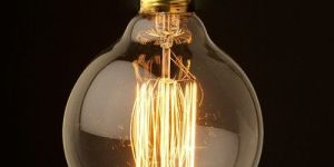 Glass LED Round Filament Lamp