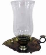 Leaf Shape Hurricane Lamp