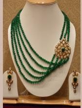 Diamond Kundan Necklace Set