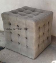 Add to Compare Share Vintage Industrial Canvas Square Stool