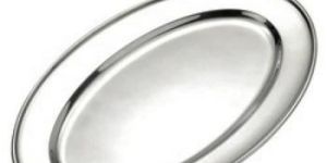Stainless Steel Oval Tray