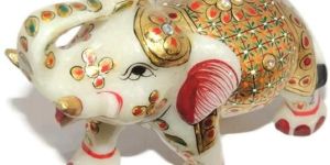 Antique Marble Elephant for Corporate Gifts