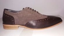Mens Classic Style Oxford Brogue Leather Shoes