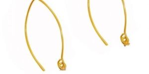 Gold Plated Size Fancy Ear Wire