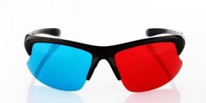 3D PLASTIC ANA-GLYPH GLASSES