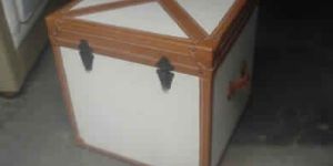 Wooden Storage Trunk