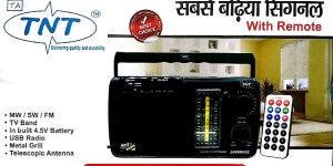 Rechargeable Radio with Speaker, USB, FM, Aux, Bt