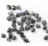 Jet Black Uncut Raw Rough Diamond Beads