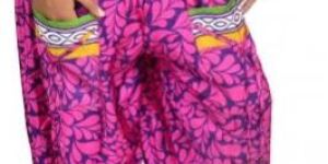 Harem Pants with Pockets Stretchable Waist