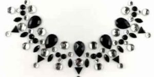 Neck Jewels 001 Black Silver