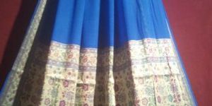 Banarasi Handloom Pink Color 100% Chiffon Silk Saree