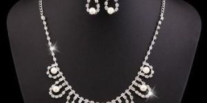 Fashion-imitation-Pearl-Jewelry-Set-Drop-Earrings-Necklace-Jewelry