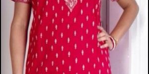 Hand Embroidered Kantha Stitched Kurti