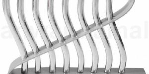 Solid Brass Church Silver Menorah