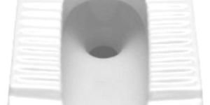 White Orissa Pan Indian Toilet Seat