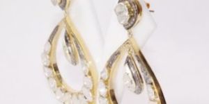 Rhodium Handmade Earring