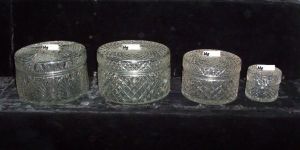 Cut Glass Table Office Table