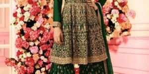 Women Salwar Kameez Designer Green Color
