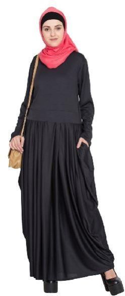 Womens Abaya Black Color Designer Wear