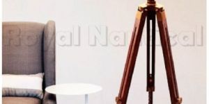 Antique Brown Finish Spotlight Floor Lamp