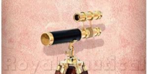 Double Barrel Brass Telescope